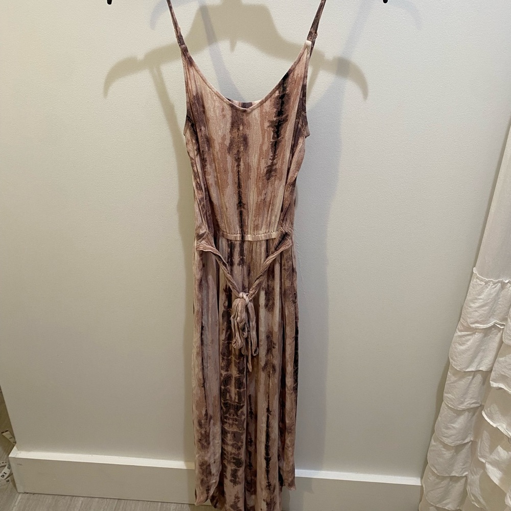 Purple Tie Dye Jumpsuit